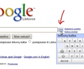 “Google” integravo virtualią klaviatūrą
